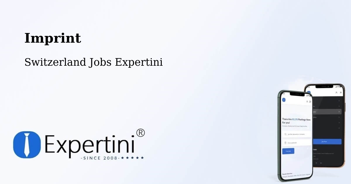 Imprint – Uerikon - Switzerland Jobs Expertini