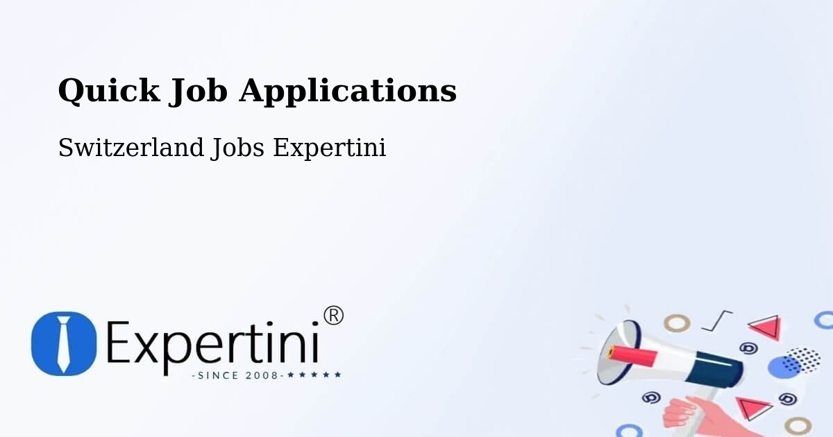Quick Apply Feature – Uerikon - Switzerland Jobs Expertini